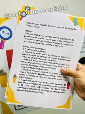 Kit Reunião de Pais com QR Code e Dinâmica - foto 13 de 16