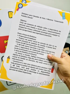 Kit Reunião de Pais com QR Code e Dinâmica - foto 12 de 16