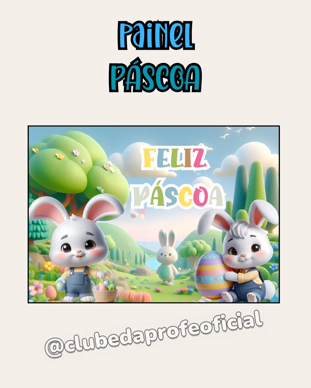Painel de Páscoa