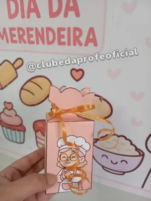 Painel Dia da Merendeira com Lembrancinhas - foto 7 de 9