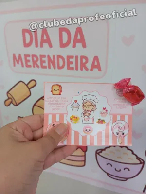 Painel Dia da Merendeira com Lembrancinhas - foto 9 de 9