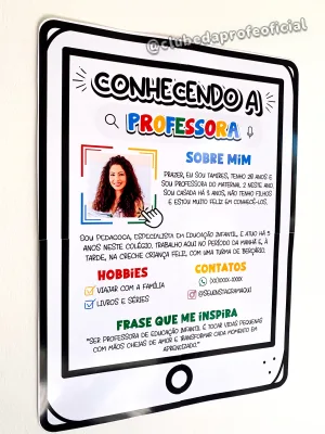 Tablet da Professora: Conhecendo a Professora - foto 1 de 16