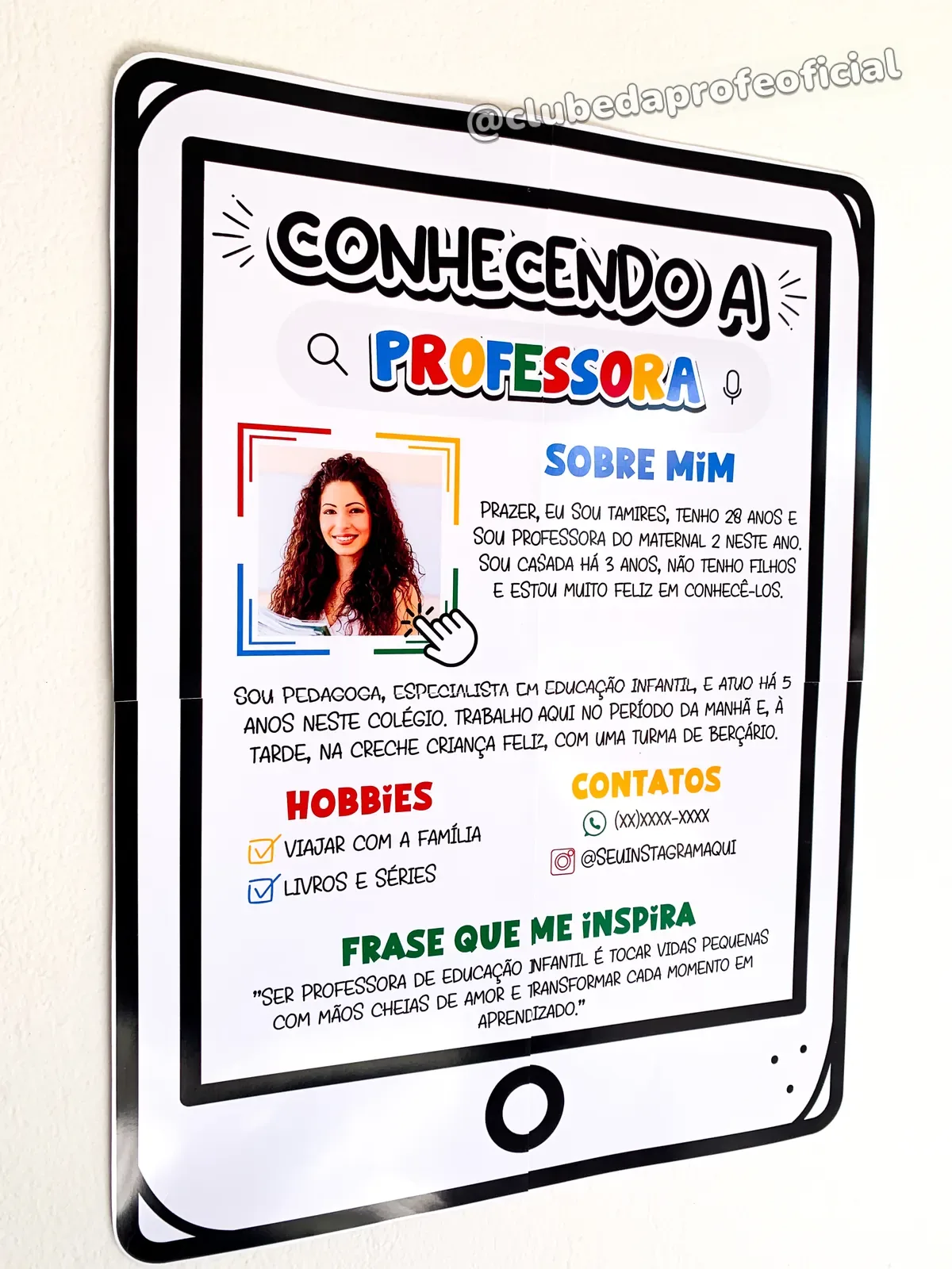 Tablet da Professora: Conhecendo a Professora - foto 1 de 16