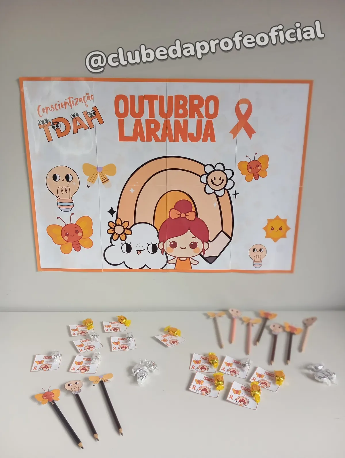 Painel Outubro Laranja: Conscientização do TDAH - foto 1 de 16