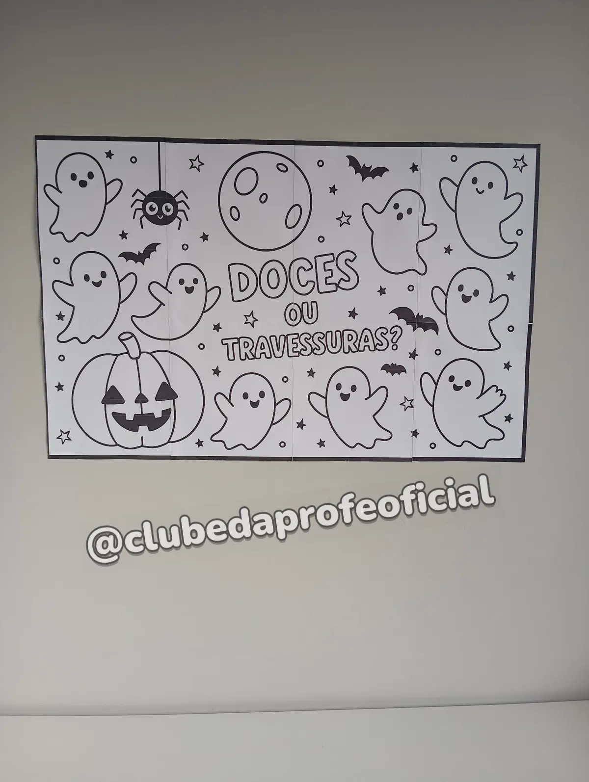Painel de Colorir de Halloween - foto 1 de 6