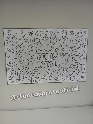 Painel de Colorir de Natal - foto 1 de 6