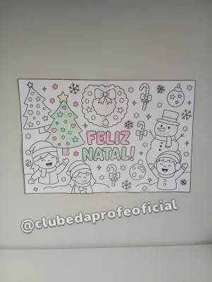 Painel de Colorir de Natal - foto 4 de 6