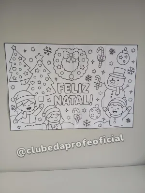 Painel de Colorir de Natal - foto 2 de 6