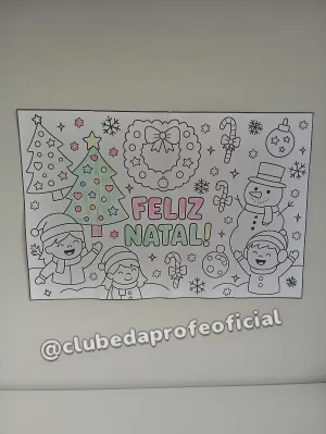 Painel de Colorir de Natal - foto 5 de 6