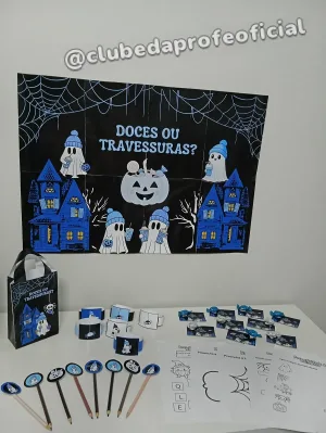 Painel de Halloween: Doces ou Travessuras com Lembrancinhas e Atividades - foto 3 de 19