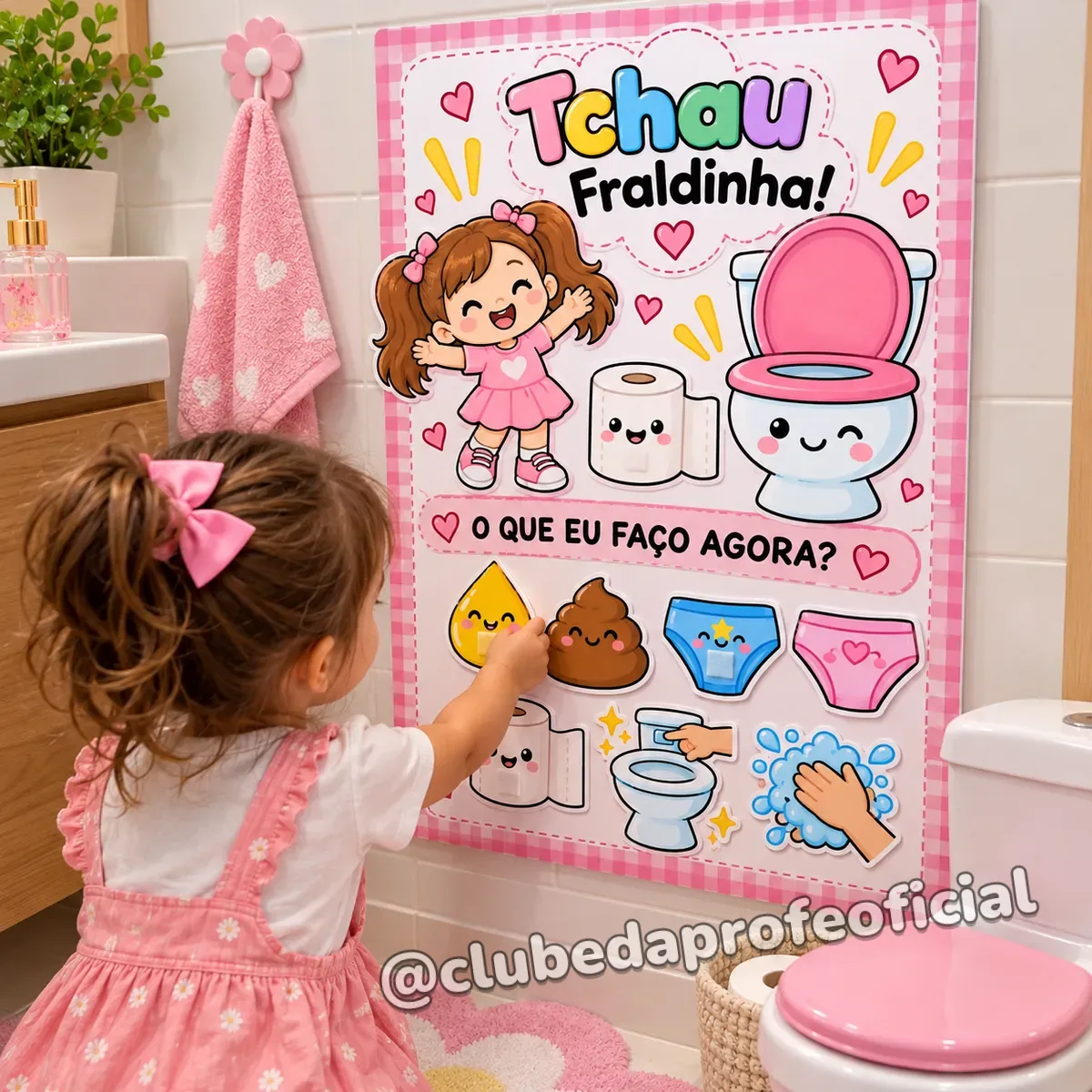 Painel Interativo Tchau Fraldinha - foto 1 de 2