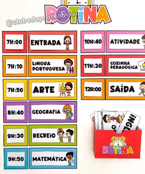 Rotina para Ensino Fundamental 1 - foto 10 de 17