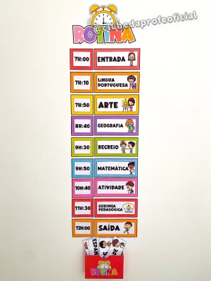 Rotina para Ensino Fundamental 1
