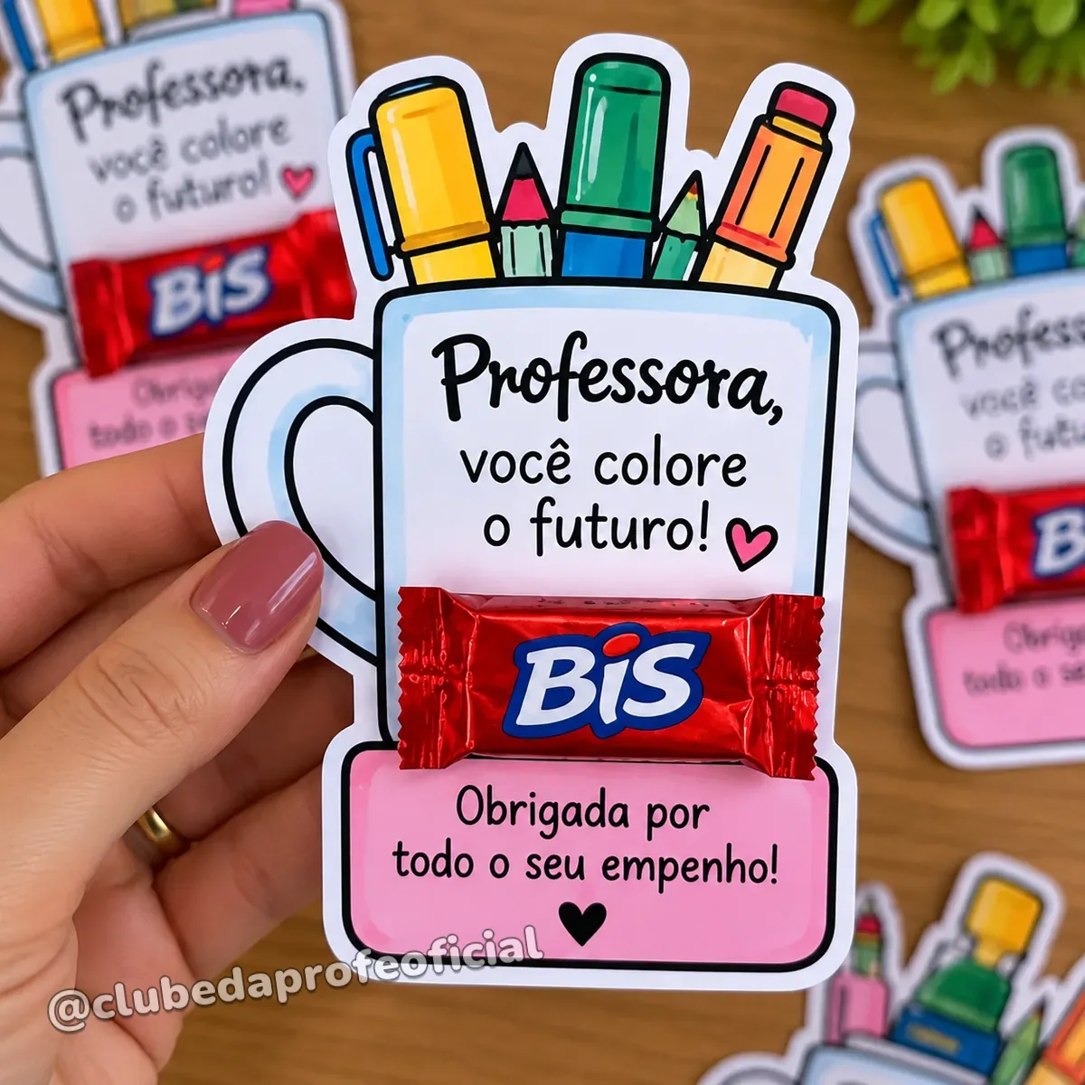 Cartão Caneca Dia do Professor