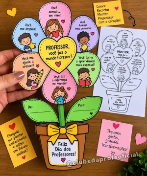 Flor do Professor: Lembrancinha para o Dia dos Professores