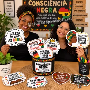 Plaquinhas para Fotos: Consciência Negra