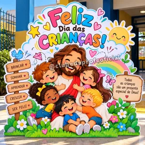 Painel Dia das Crianças com Jesus