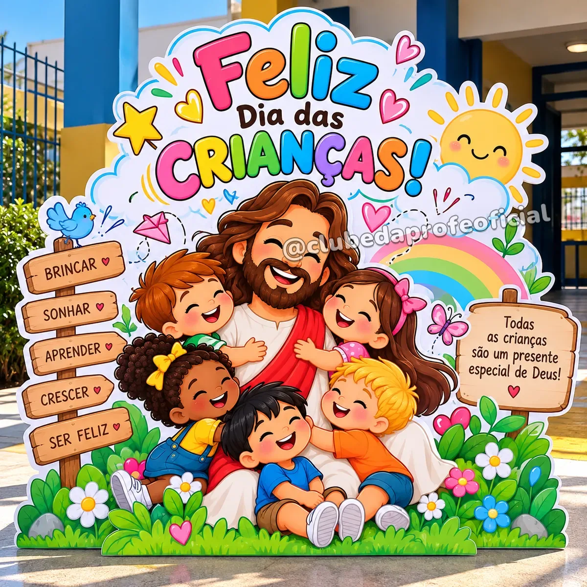 Painel Dia das Crianças com Jesus