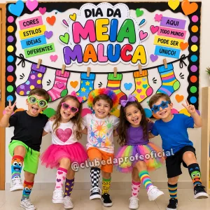 Painel Dia da Meia Maluca