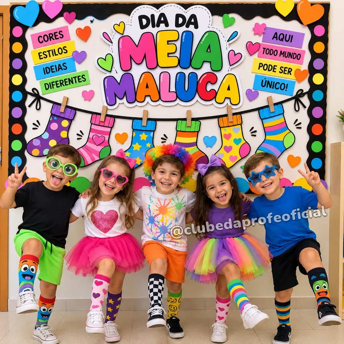 Painel Dia da Meia Maluca
