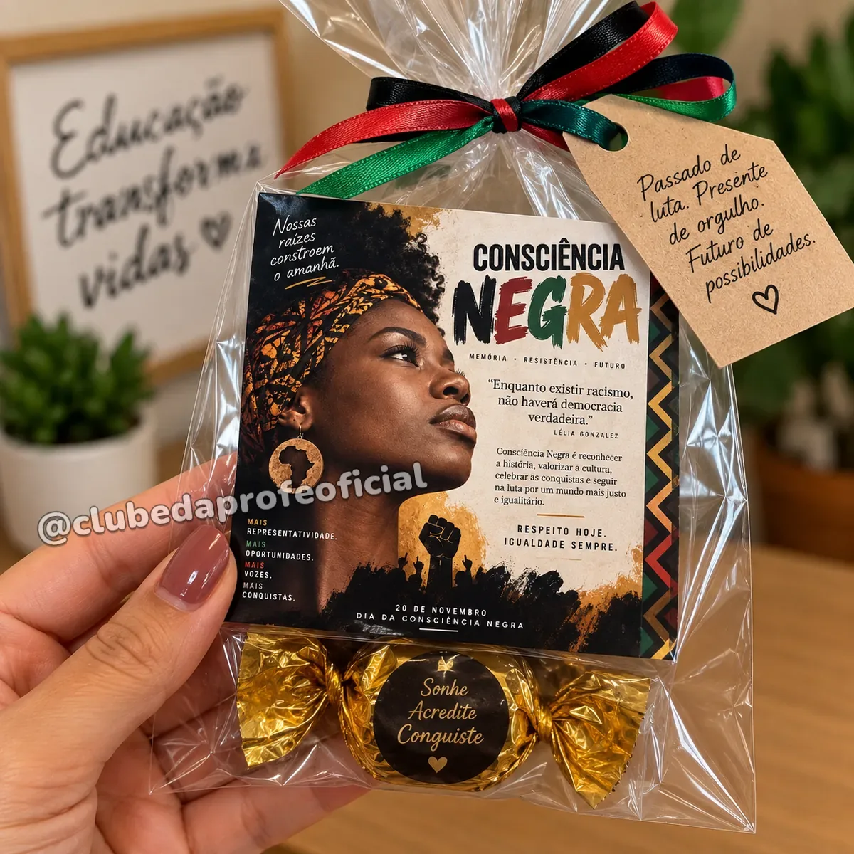 Lembrancinha para o Dia da Consciência Negra