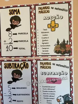 Cantinho da Matemática Harry Potter - foto 2 de 12