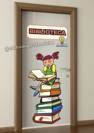 Painel de Porta Biblioteca
