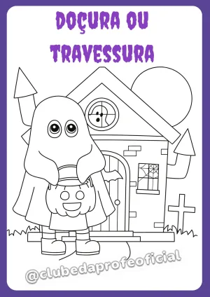 Livro de Colorir: Halloween - foto 2 de 4