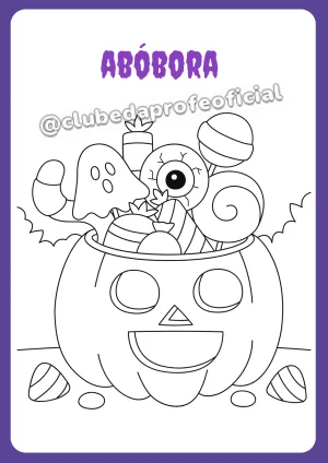 Livro de Colorir: Halloween