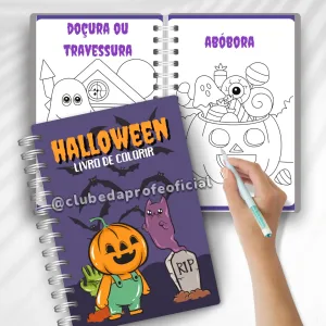 Livro de Colorir: Halloween - foto 3 de 4