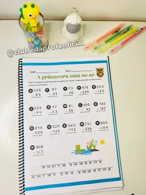 Apostila de Subtração Simples