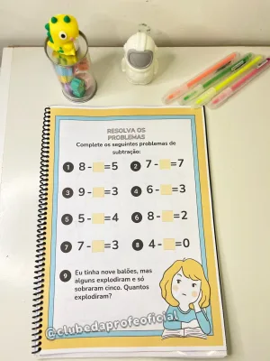 Apostila de Subtração Simples - foto 9 de 10
