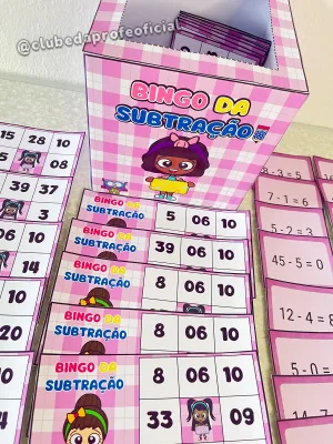 Bingo da Subtração - foto 2 de 7