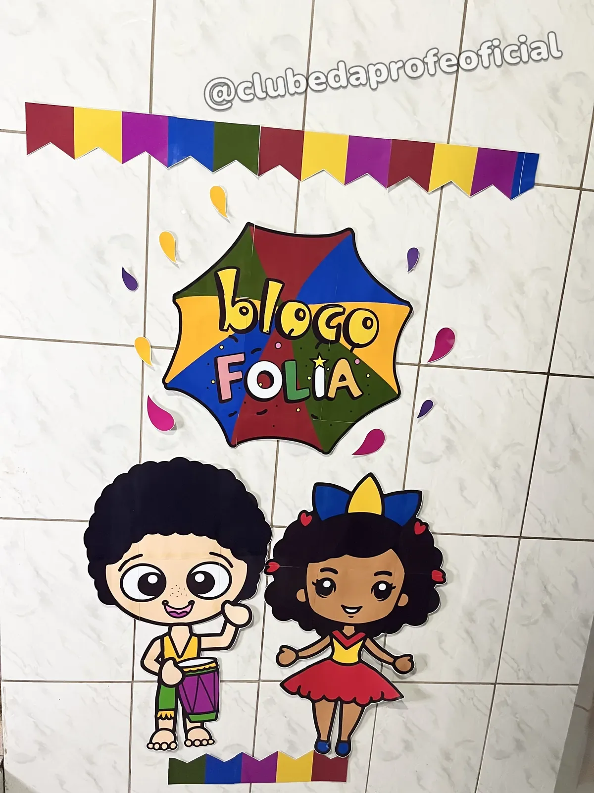 Painel de Carnaval Bloco Folia - foto 1 de 6