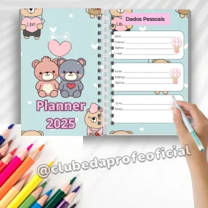 Planner Pedagógico 2025 Ursinhos - foto 3 de 3