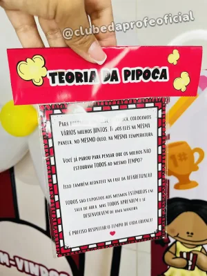 Kit Reunião de Pais: Teoria da Pipoca - foto 12 de 28
