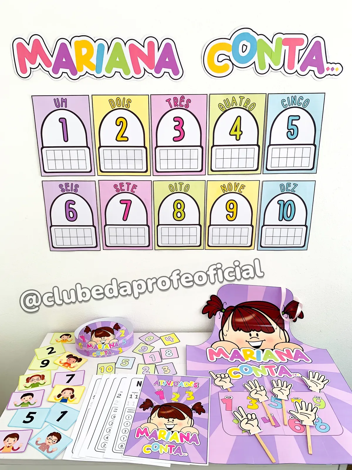Kit Mariana Conta: Números de 1 a 10 - foto 1 de 33