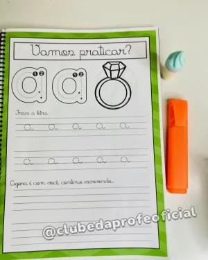 Apostila Alfabeto Cursivo Pontilhado - foto 4 de 9