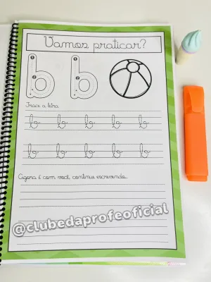 Apostila Alfabeto Cursivo Pontilhado - foto 6 de 9