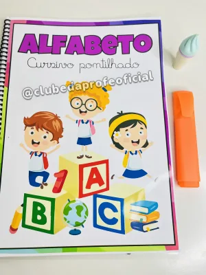 Apostila Alfabeto Cursivo Pontilhado - foto 2 de 9