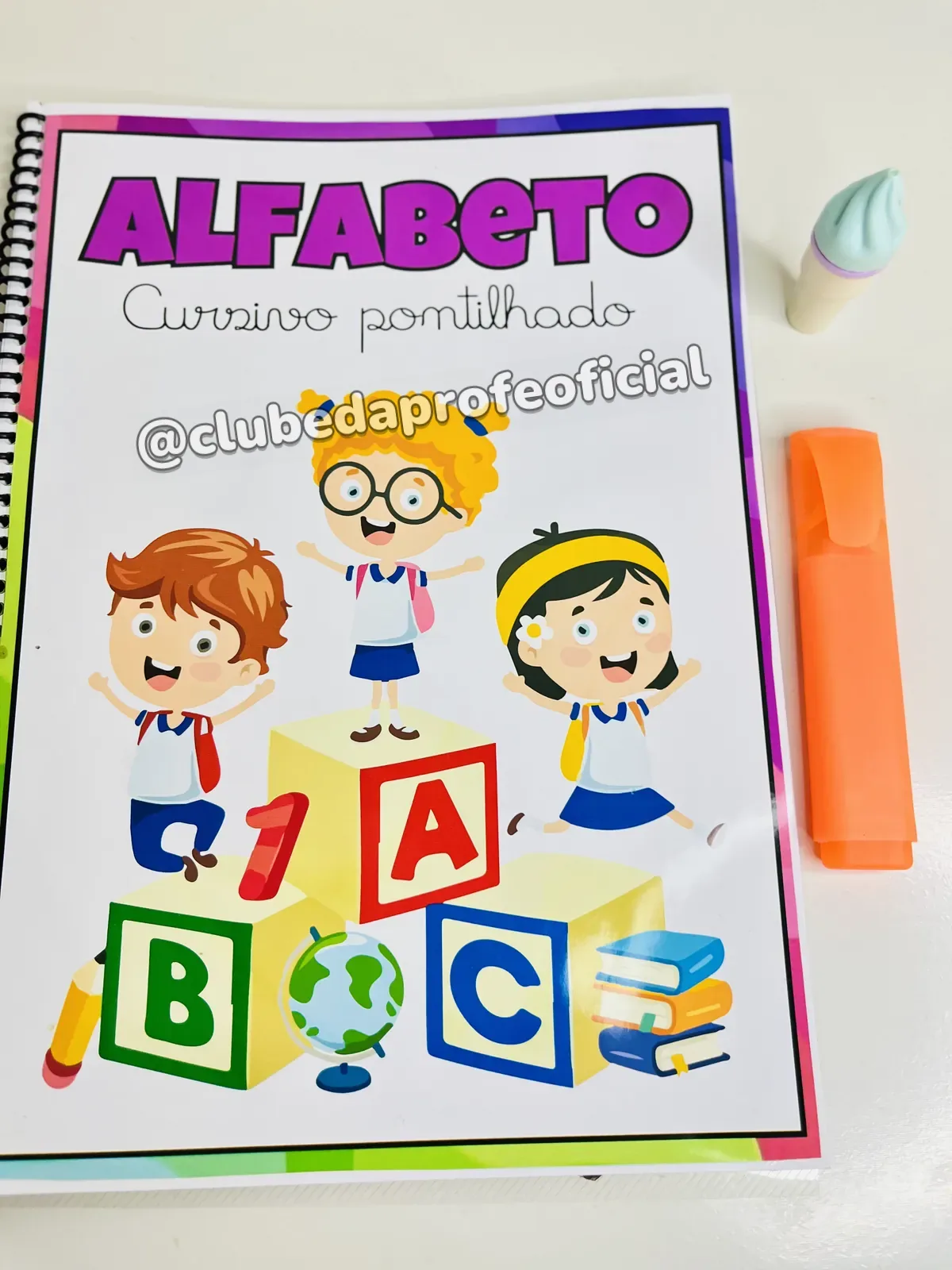 Apostila Alfabeto Cursivo Pontilhado - foto 1 de 9