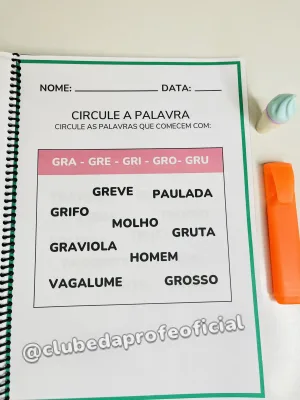 Caderno de Sílabas Complexas - foto 11 de 13