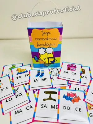Jogo Consciência Fonológica: Sílaba Desembaralhada