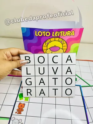 Loto Leitura: Palavras Dissílabas - foto 8 de 10