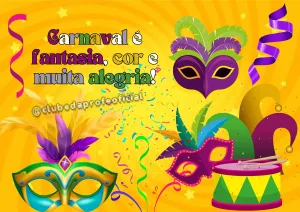Painel de Carnaval: Fantasia, Cor e Muita Alegria