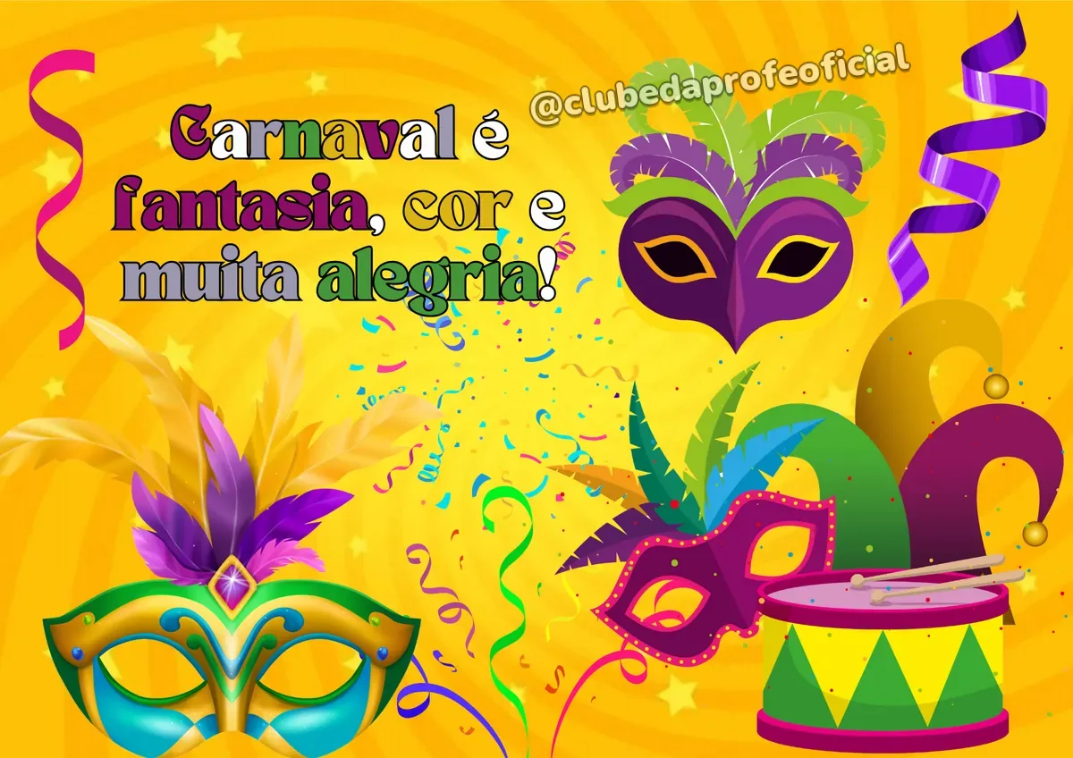 Painel de Carnaval: Fantasia, Cor e Muita Alegria