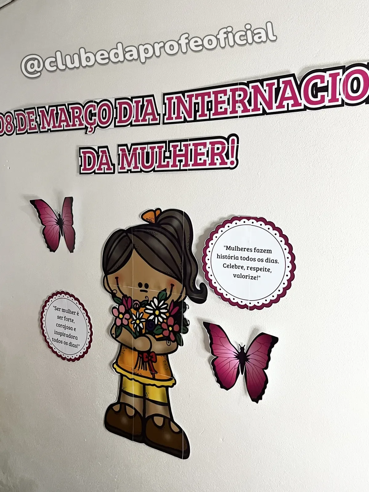 Painel Dia da Mulher e Moldura para Foto - foto 1 de 10