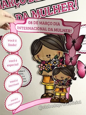 Painel Dia da Mulher e Moldura para Foto - foto 5 de 10