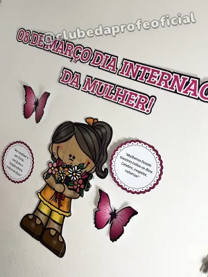 Painel Dia da Mulher e Moldura para Foto - foto 2 de 10