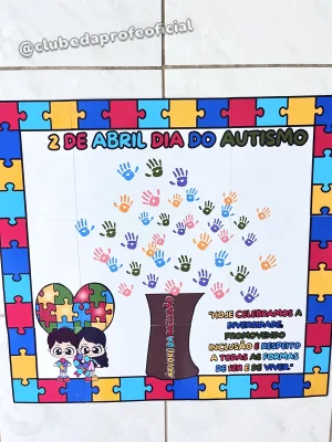 Painel Dia do Autismo: Árvore da Inclusão - foto 2 de 6